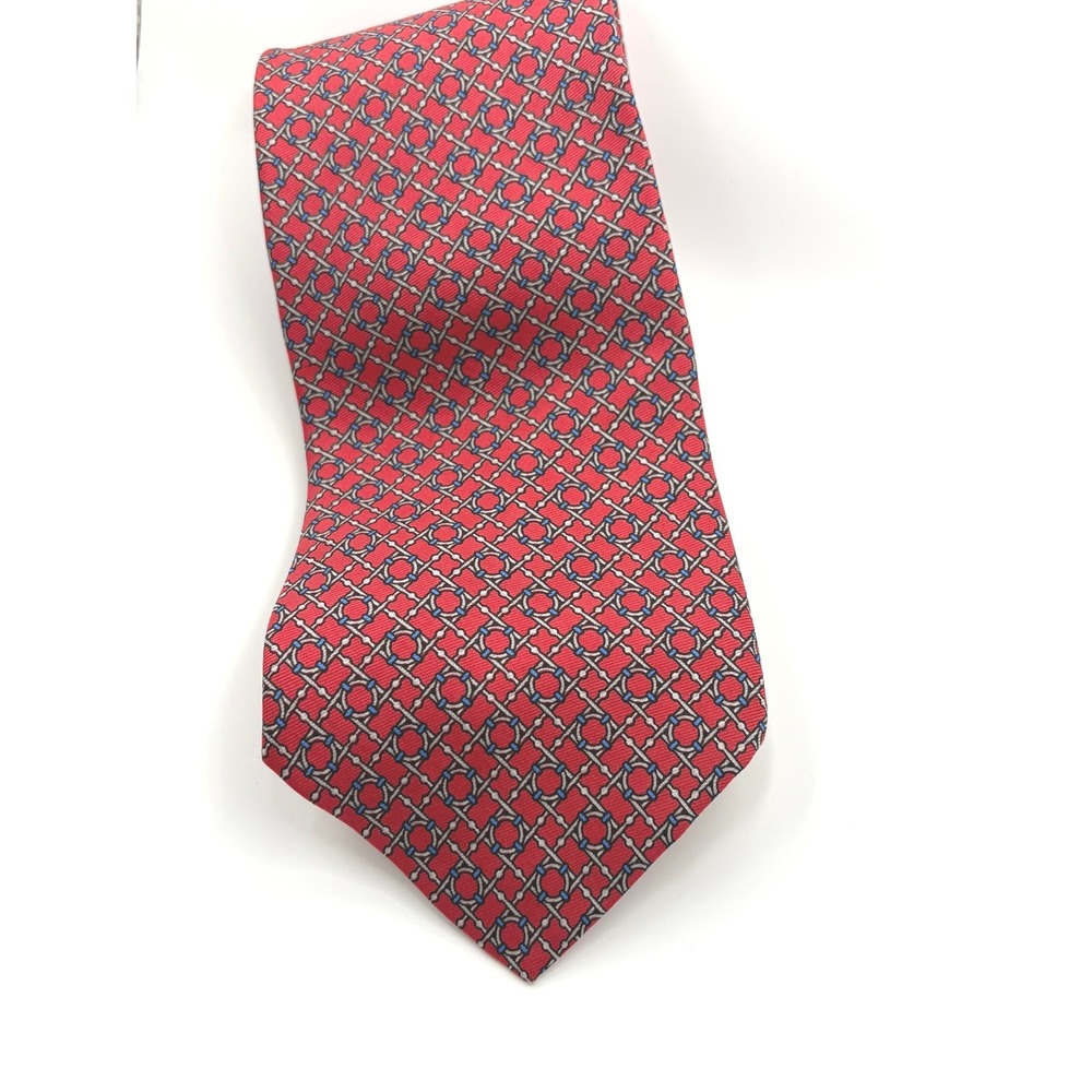 Brooks Brothers Red Geometric Silk Tie